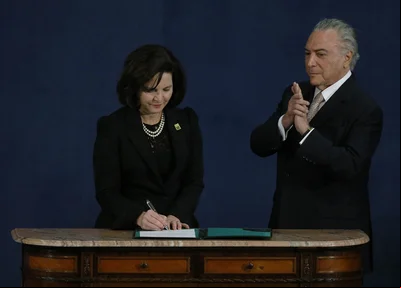 Raquel Dodge e Michel Temer