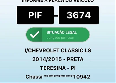 Dados do carro