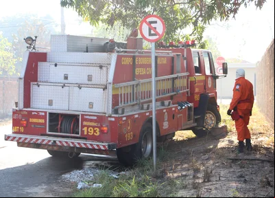 Equipe do Corpo de Bombeiros