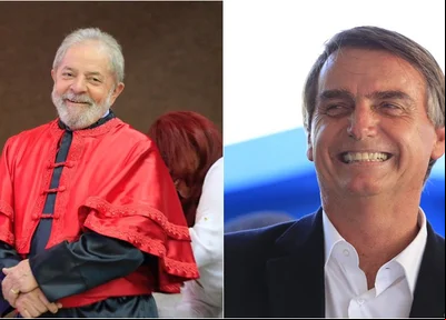 Lula e Bolsonaro
