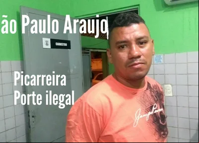 João Antônio Pinheiro foi preso por porte ilegal de arma