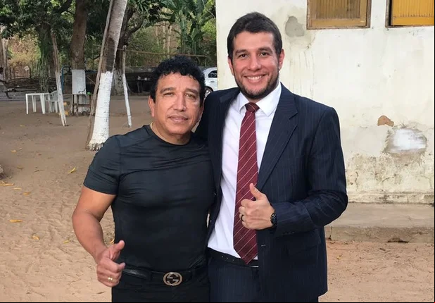 Magno Malta e delegado Jarbas Lima