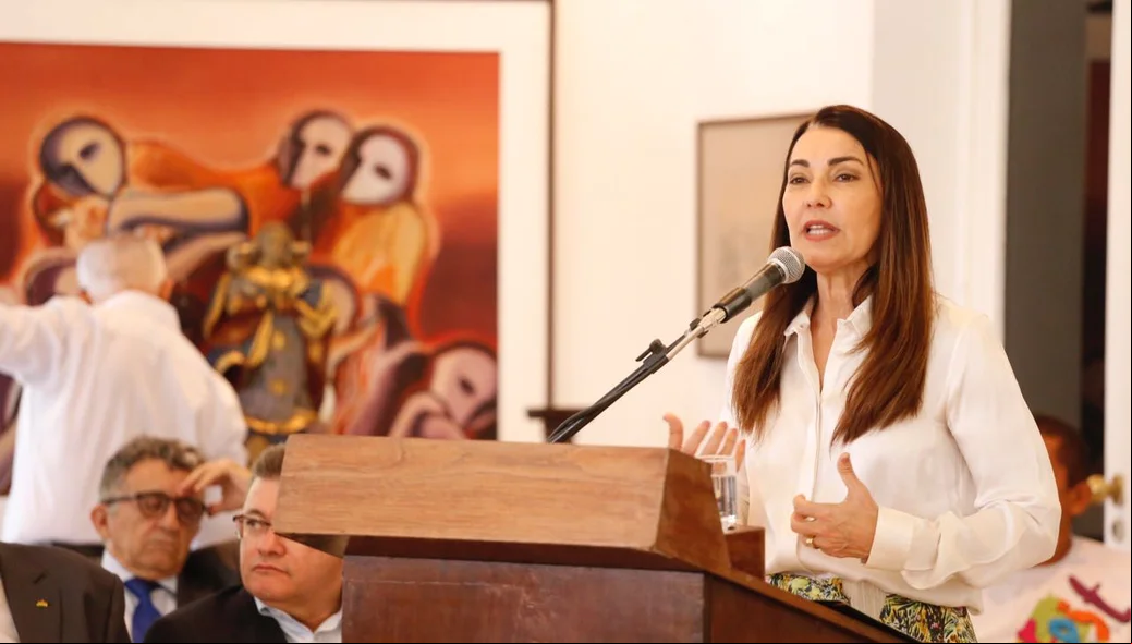 Margarete Coelho durante lançamento da 67ª Exposição Agropecuária do Piauí