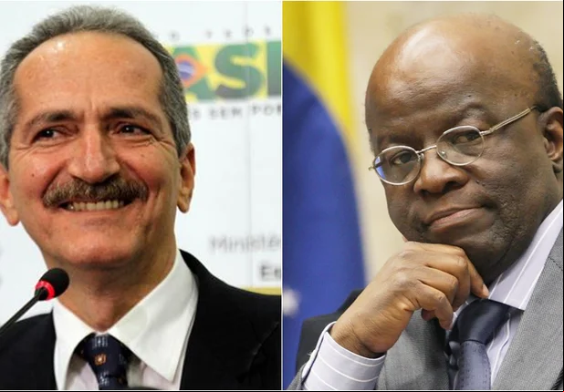 Aldo Rebelo e Joaquim Barbosa