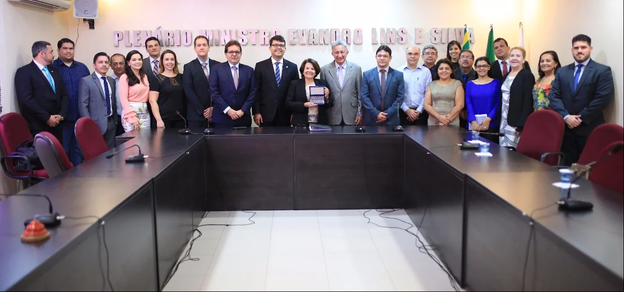 Autoridades presentes no evento