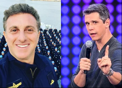 Luciano Huck e Márcio Garcia