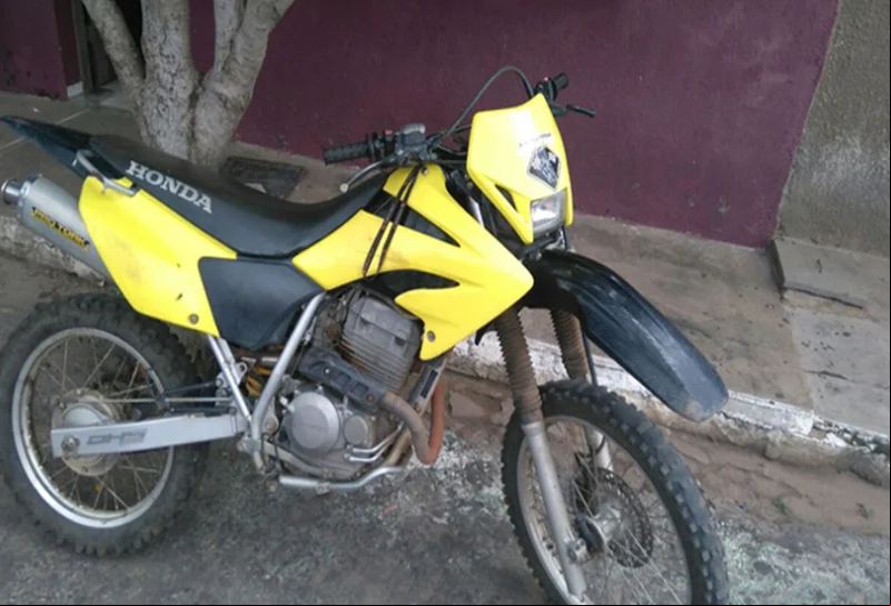 Moto apreendida na Operação Medium Parnahyba