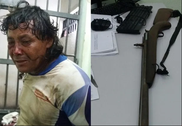 Homem de 46 anos é preso suspeito de agredir a esposa