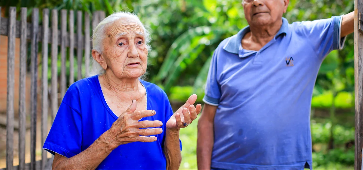 Dona Ana Sousa e o Senhor Raimundo Nonato