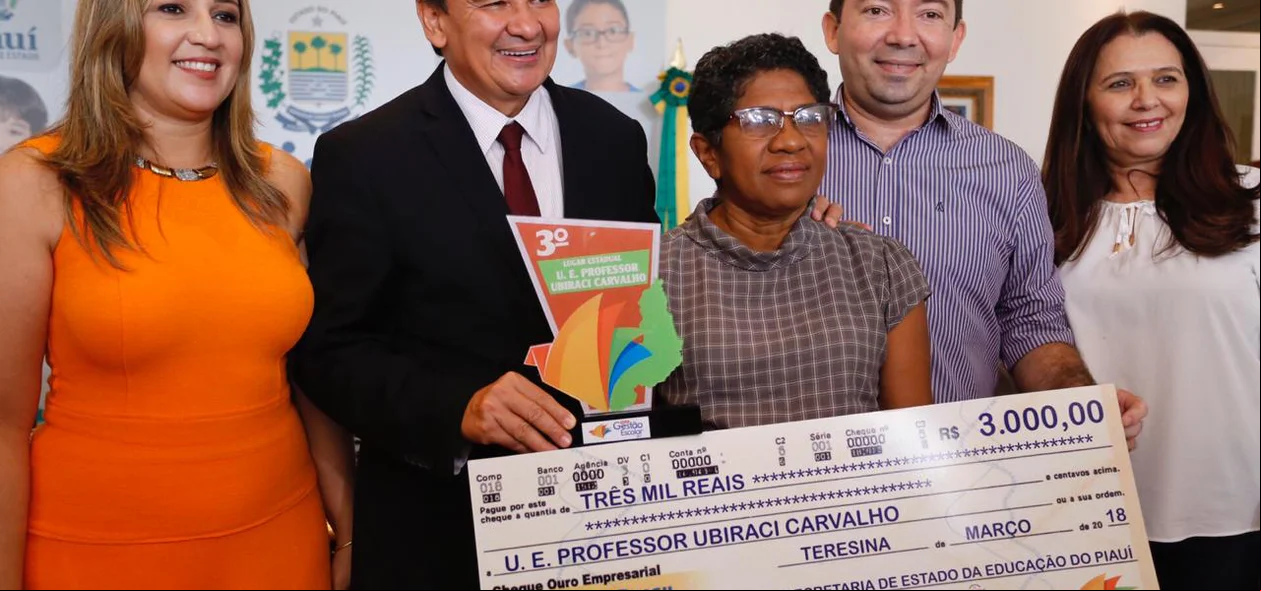 Unidade Escolar Professor Ubiraci Carvalho também foi premiado