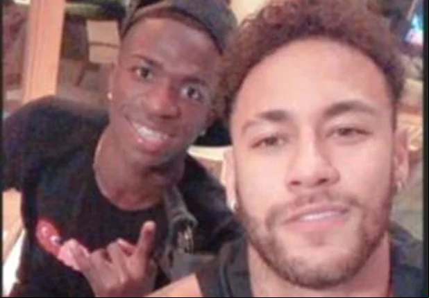 Neymar e Vinícius Júnior 