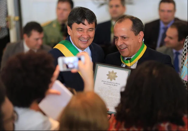 Wellington Dias e Hélio Isaías