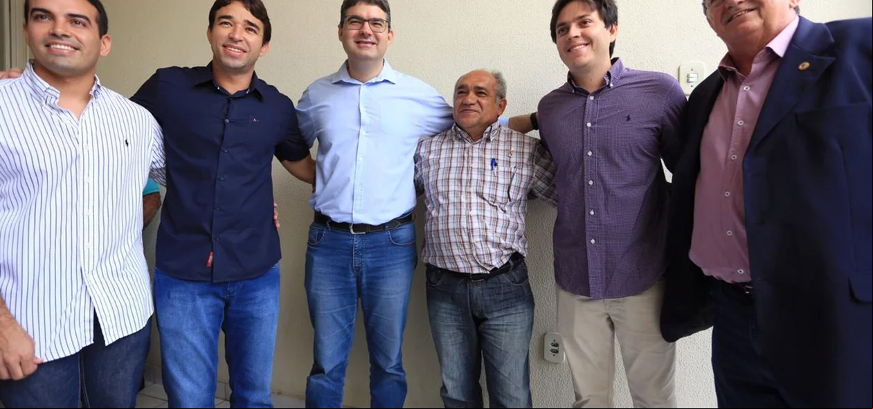 Lideranças políticas no evento