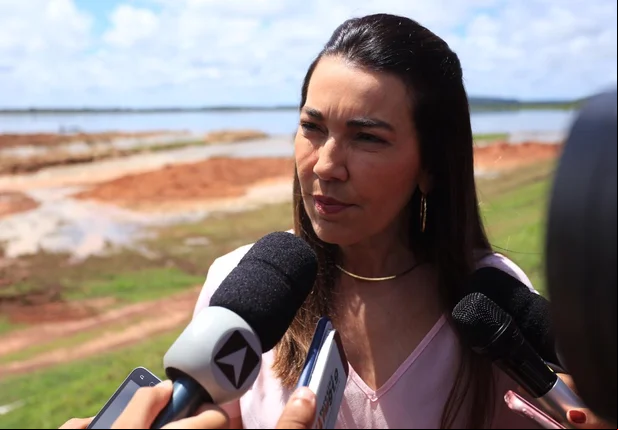 Margarete Coelho visita a Barragem do Bezerro