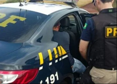 Homem preso pela PRF em Picos