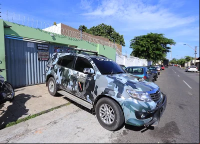 Viatura do da Força Tática do 9º Batalhão da Polícia Militar