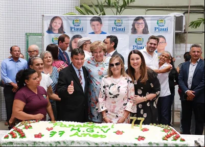 Wellington Dias e Margarete Coelho participam do Aniversário de 77 anos do HGV