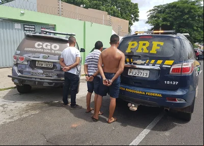 Homens são presos após atearem fogo na casa de um PRF 