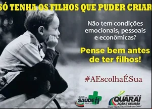 Campanha da prefeitura de Quaraí