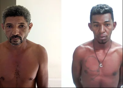 José da Paz Evaristo da Silva e Jaime da Silva foram presos em Simplício Mendes