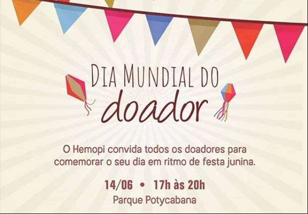 Hemopi realiza ação em alusão ao Dia Mundial do Doador de Sangue