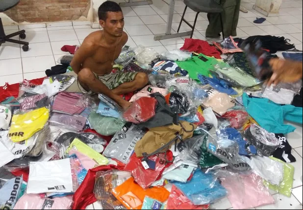 Acusado de furto é preso pela PM