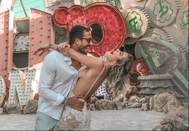 Gabriela Pugliesi em segundo casamento com Erasmo Viana 