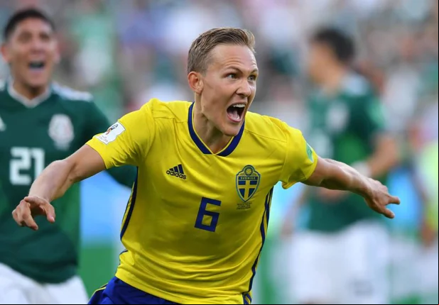 Suécia vence o México e se classifica para as oitavas