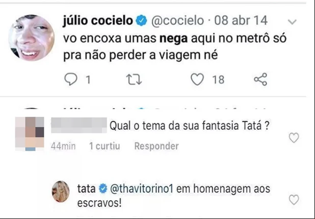 Júlio Cocielo e Tata Estaniecki