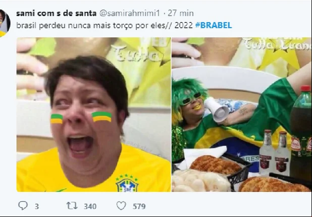 Memes da eliminação do Brasil na Copa do Mundo