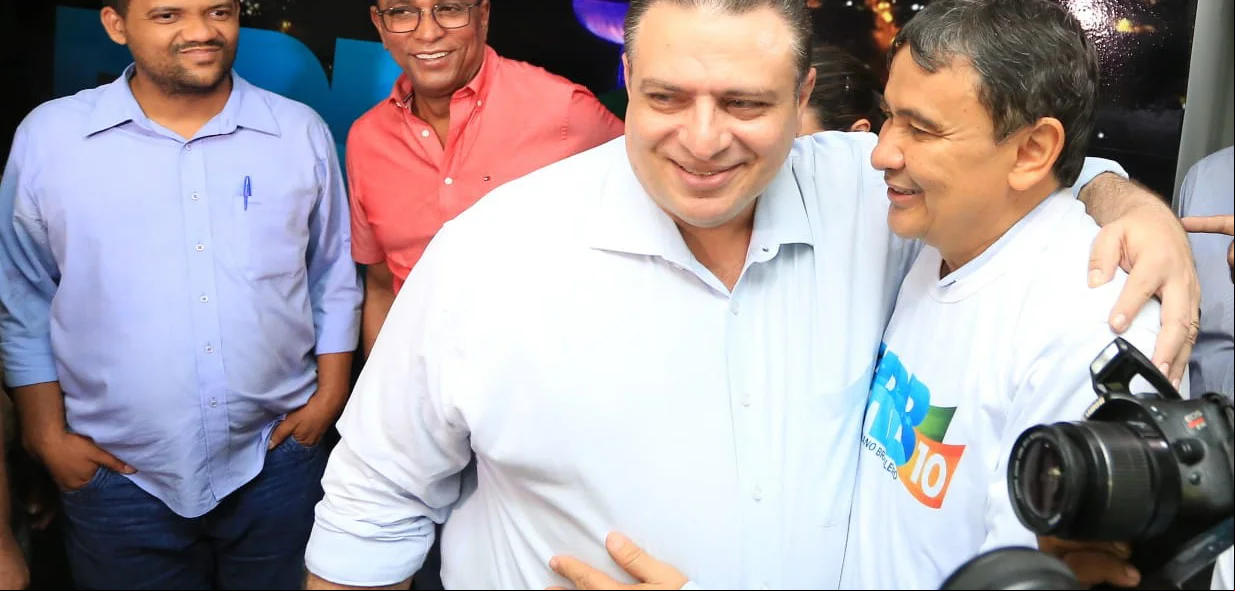 Deputado estadual Gessivaldo Isaías e Governador Wellington Dias