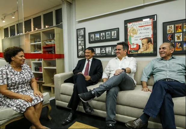 Wellington Dias se reúne com Regina Sousa, Marcelo Castro e Ciro Nogueira