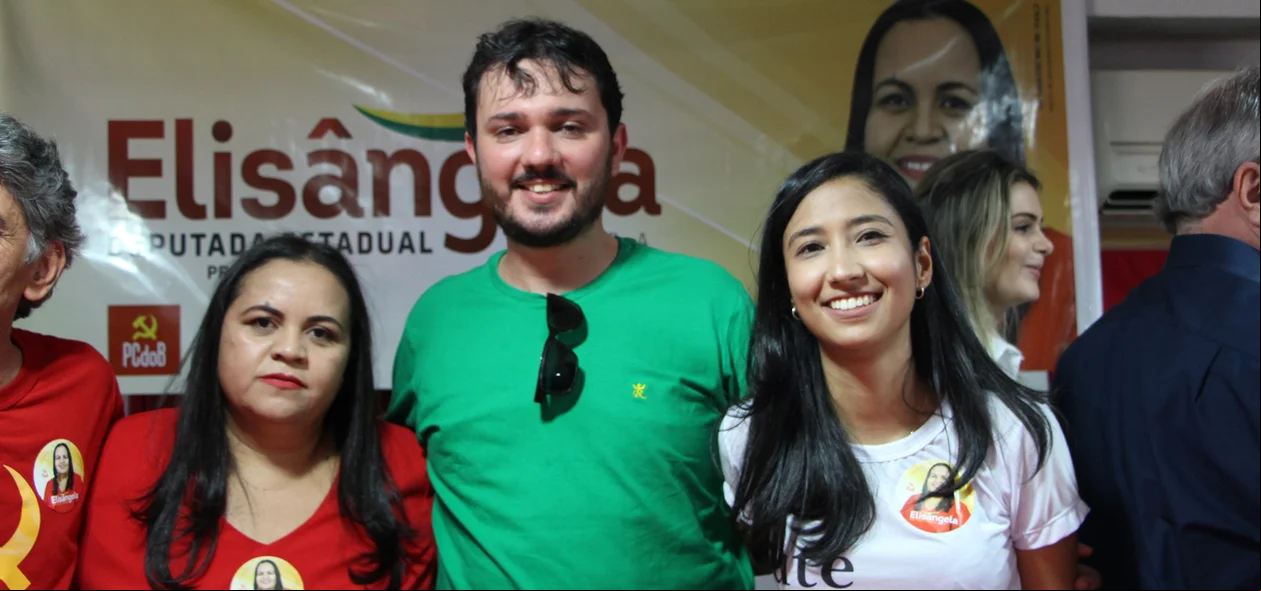 Elisângela Moura, Floro Mauel e Isadora Cortez