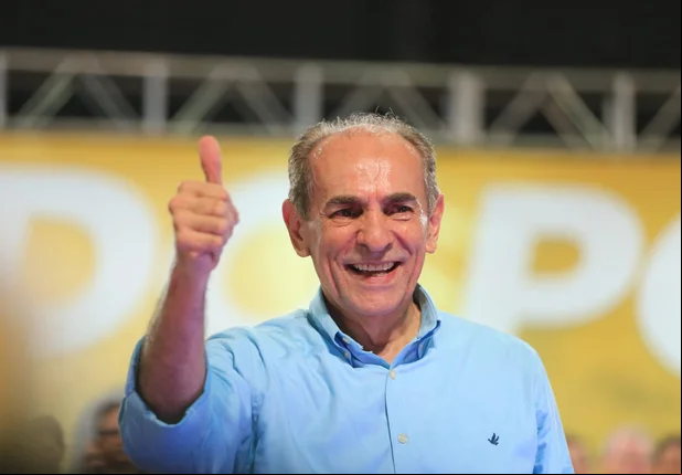 Marcelo Castro durante convenção do PT