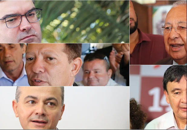 LUciano Nunes, Romualdo Seno, Dr. Pessoa, Valter Alencar, Wellington Dias