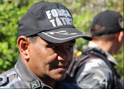 Major Wilton, comandante do 8º Batalhão da Polícia Militar