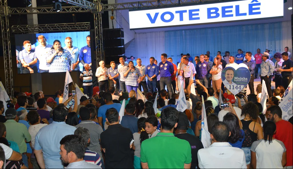 Belê pede votos para candidatos da sua coligação