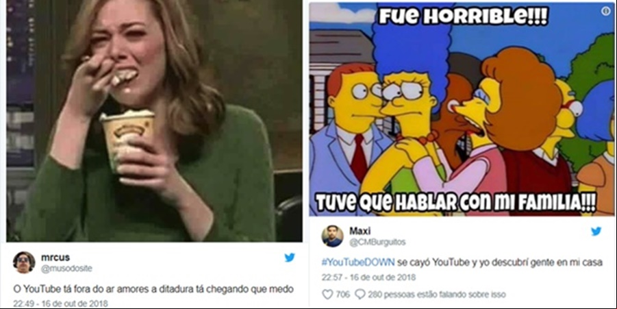 YouTube sai do ar 