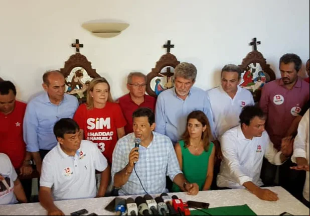 Wellington Dias e Haddad no Ceará