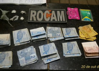 Material apreendido pela Polícia Militar em Timon