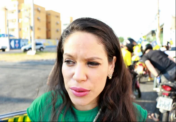 Organizadora da carreta, advogada Rubenita Lessa