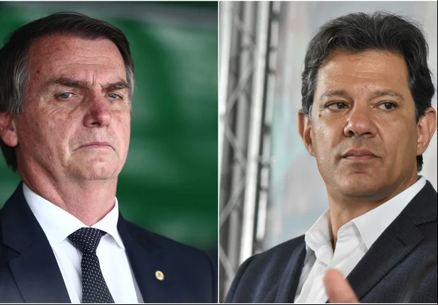 Bolsonaro e Fernando Haddad