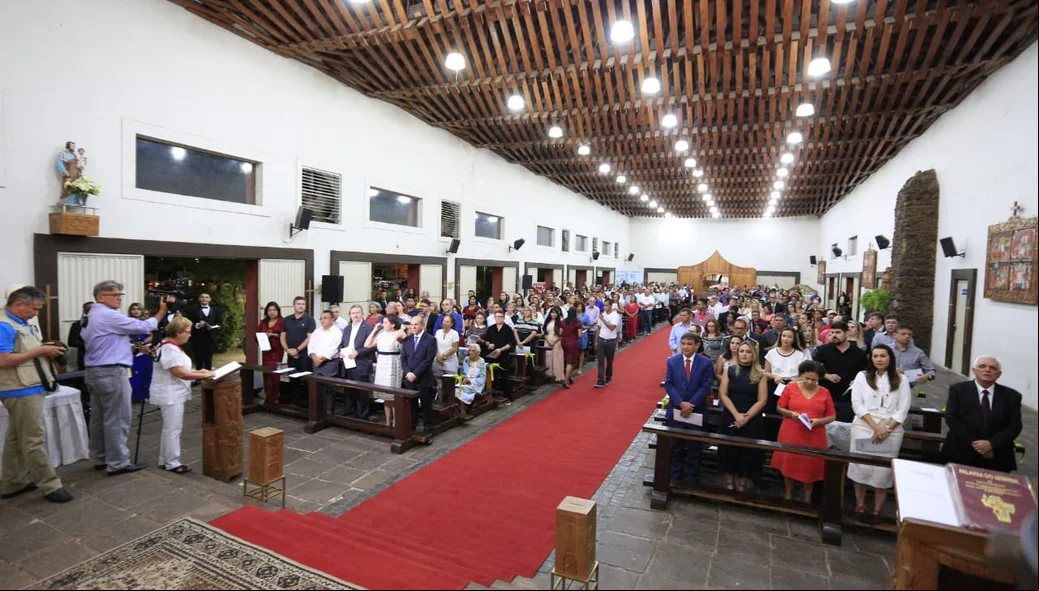 Missa aconteceu na Igreja Nossa Senhora de Lourdes