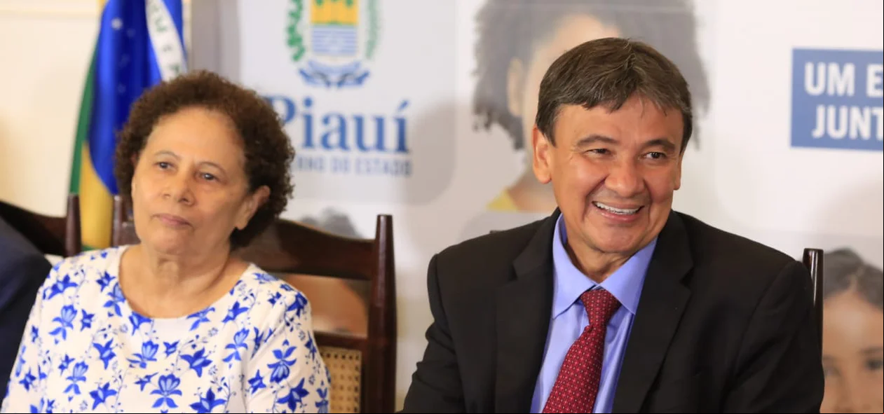 Regina Sousa e Wellington Dias