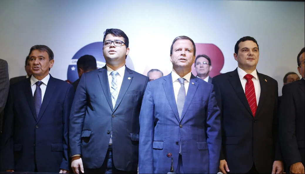 Wellington Dias, Chico Lucas, Claudio Lamachia e Celso Barros