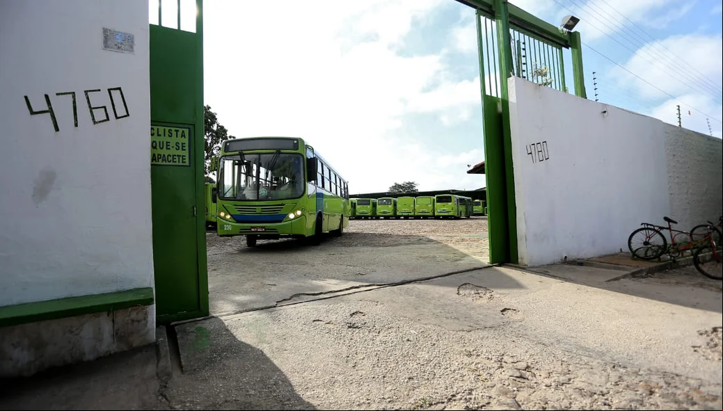 Garagem da Emtracol na zona sudeste de Teresina