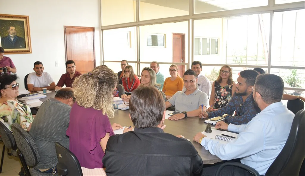 Reunião contou com a presença de todo o secretariado