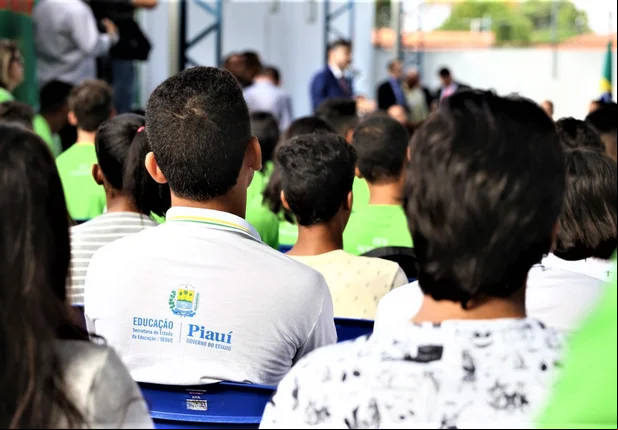 Estudantes da rede estadual de ensino do Piauí