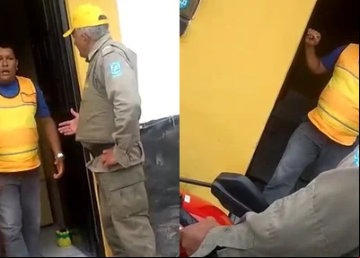 Confusão envolvendo mototaxista, PM e Strans