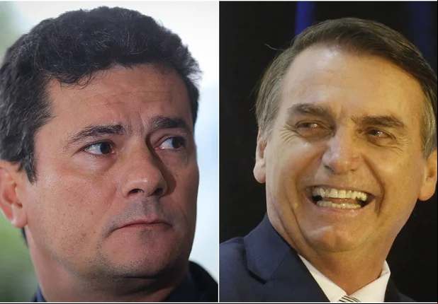 Sérgio Moro e Jair Bolsonaro
